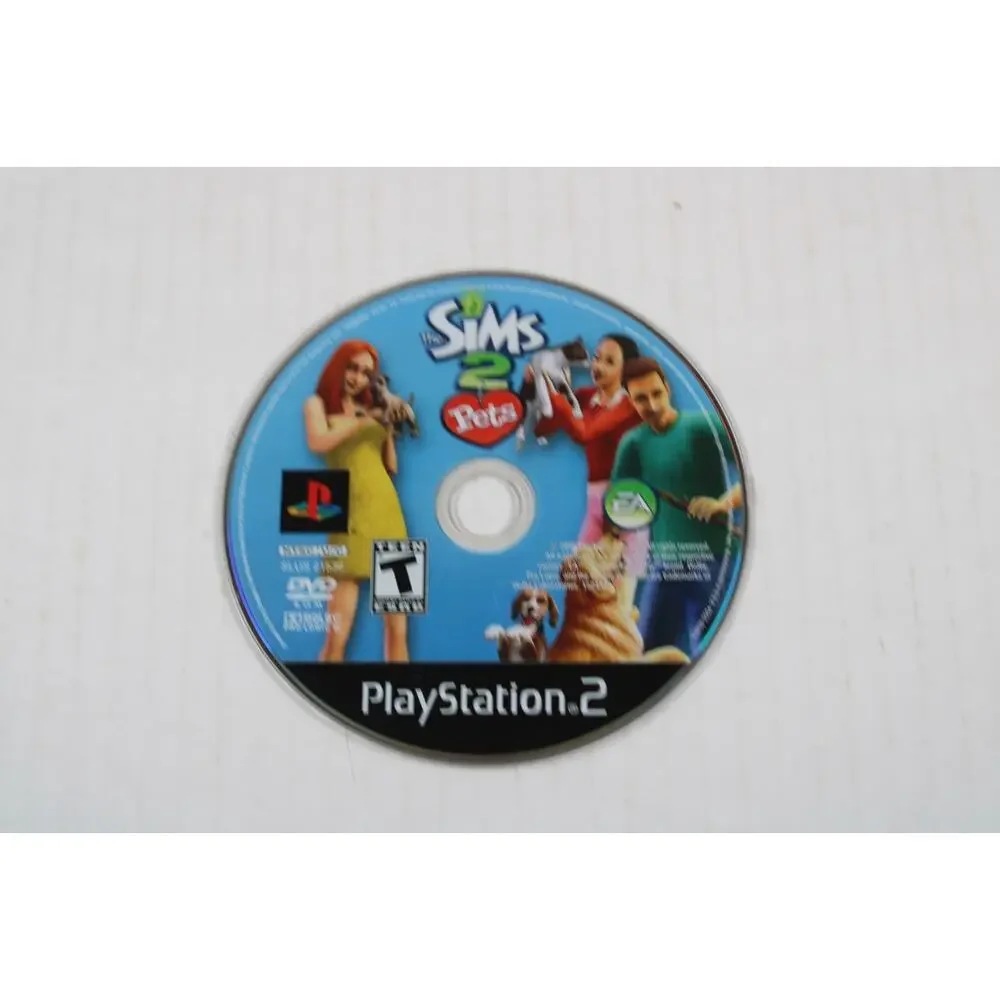 The Sims 2: Pets (Sony PlayStation 2, PS2 2006) Authentic, game disc only, works